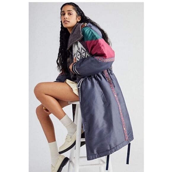 Free People Sienna Reversible Parka Jacket - Picture 2 of 10